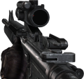 First person view of the M4.