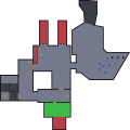 Map of the top floor.