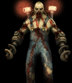 Hillbilly Horror 이벤트 동안의 플레시파운드의 메인메뉴에서의 모습.